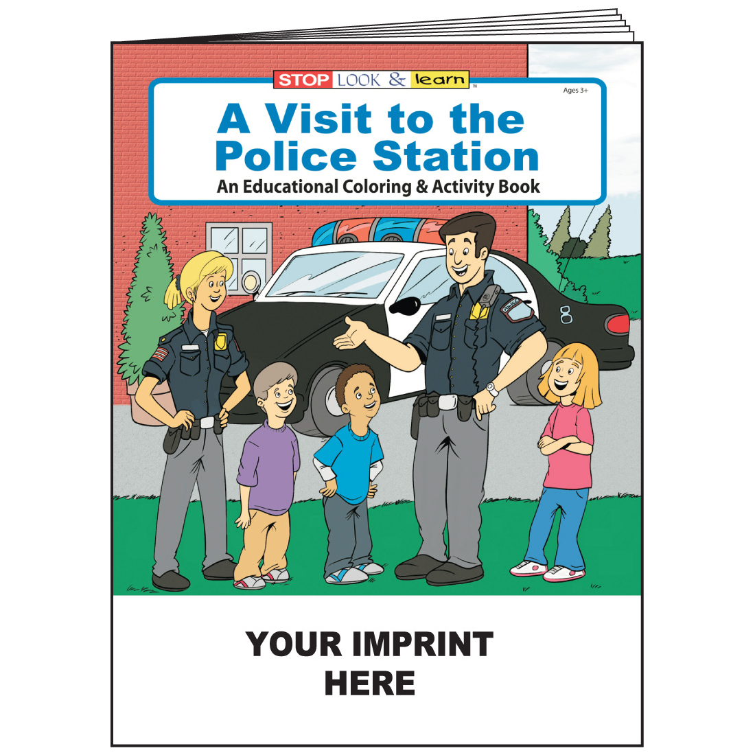 "A Visit to the Police Station" Coloring & Activity Books (Custom)