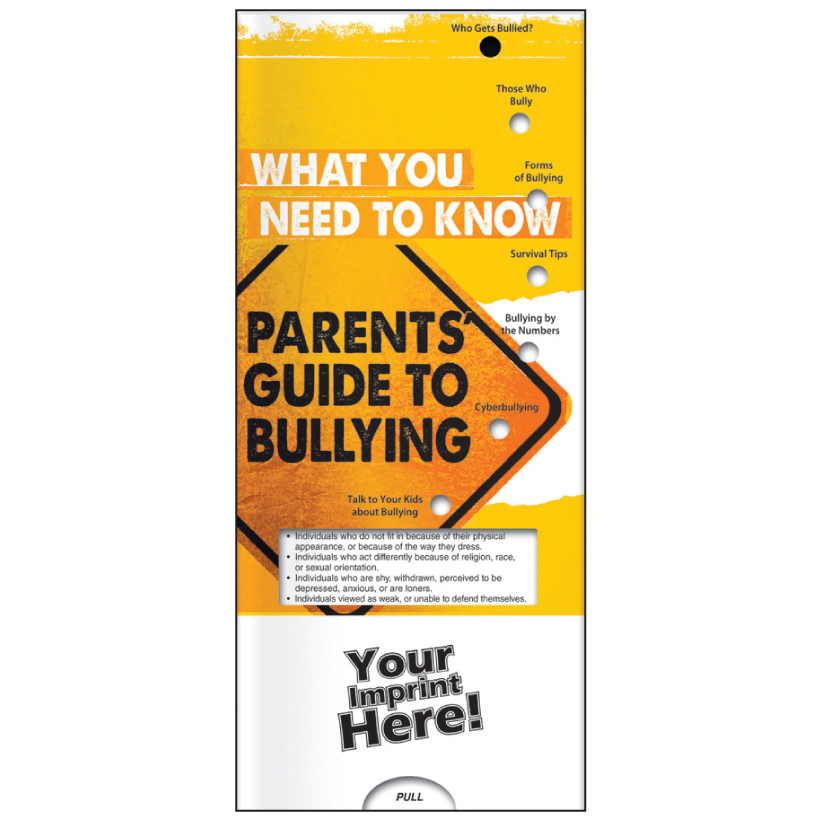 Pocket Slide Guide "Parents Guide to Bullying" (Custom)