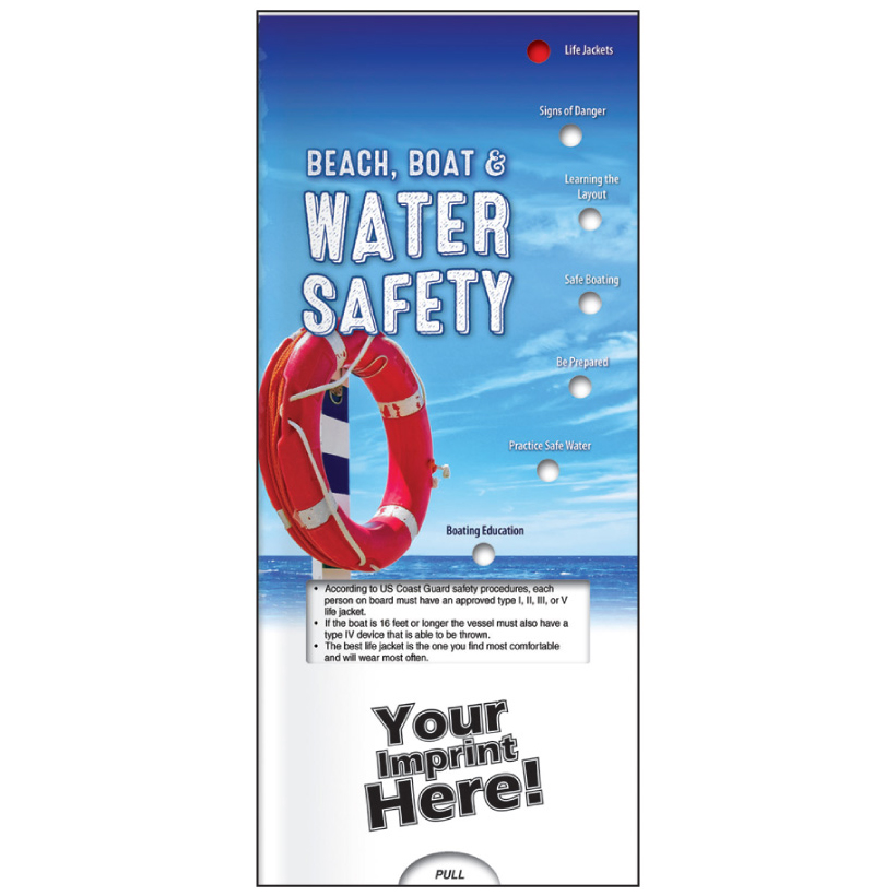 Pocket Slide Guide "Beach, Boat & Water Safety" (Custom)