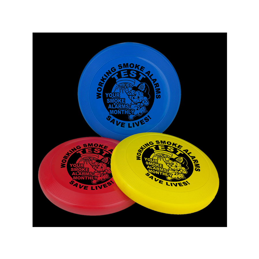 5'' Mini Flyers - Fire Safety Theme (Stock Frisbees)