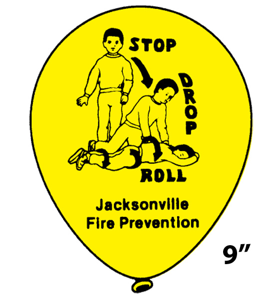 Fire Safety Quality Balloons - 9"