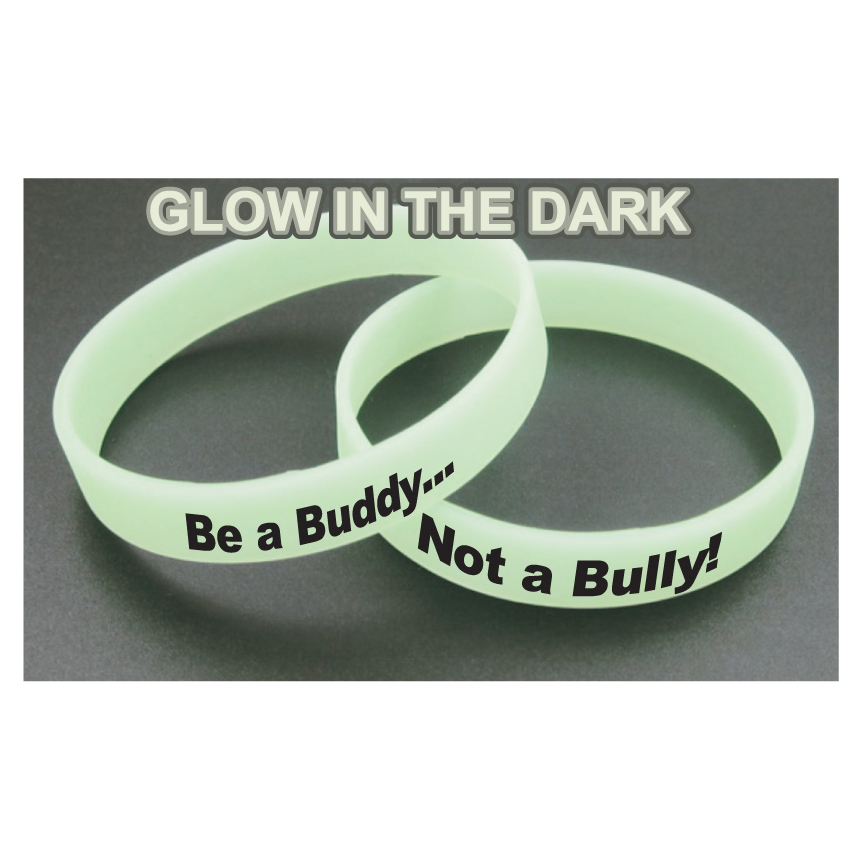 Awareness Bracelets - Glow In The Dark Green (Stock)