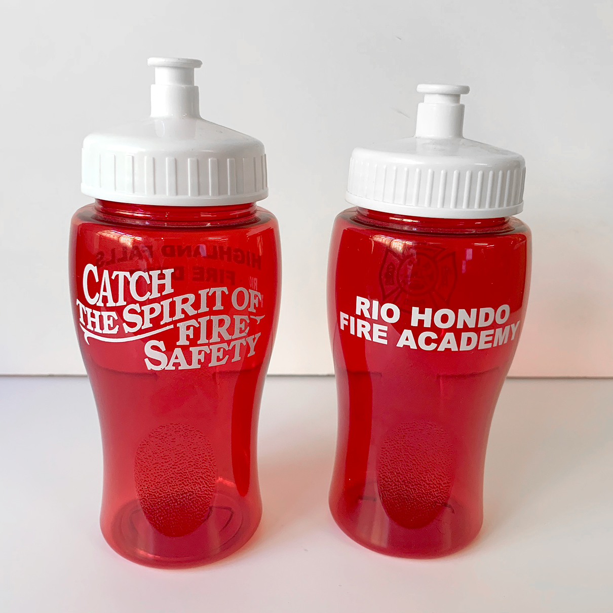 Squeeze Water Bottle 18 oz Transparent (Custom)