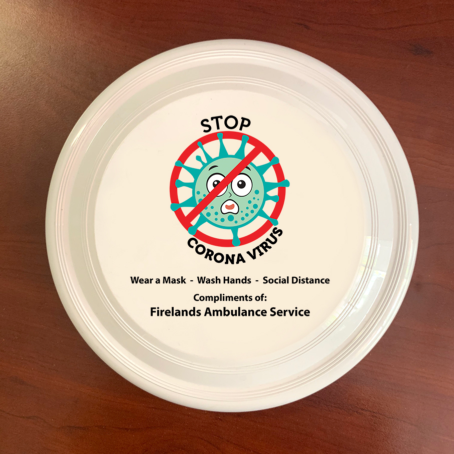 9'' COVID-19 Flyers (Custom Frisbees)