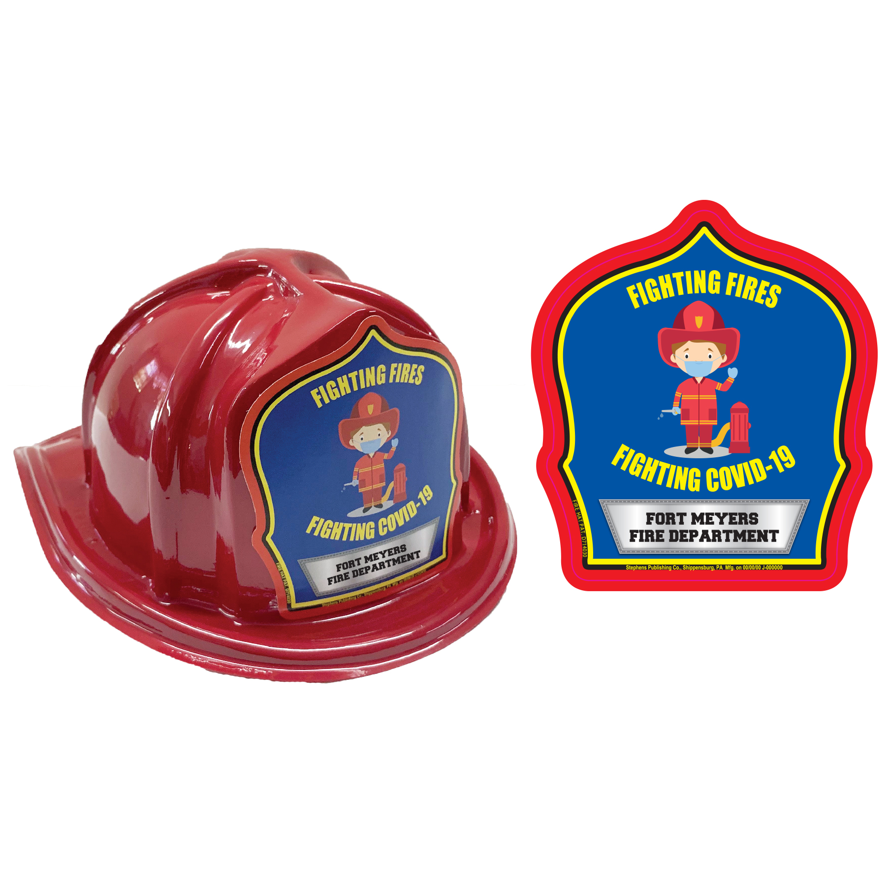 DELUXE Fire Hats (COVID Themed)
