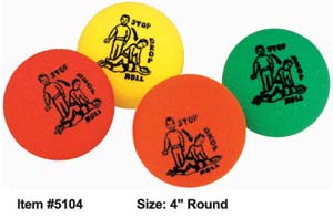 4" STOP-DROP-ROLL FOAM BALLS