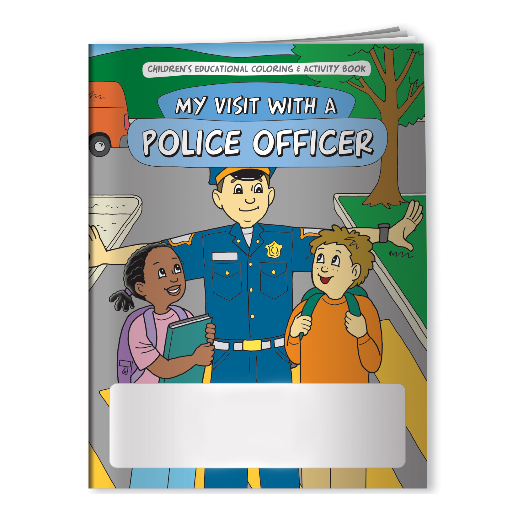 "My Visit with a Police Officer" Coloring Books (Stock)