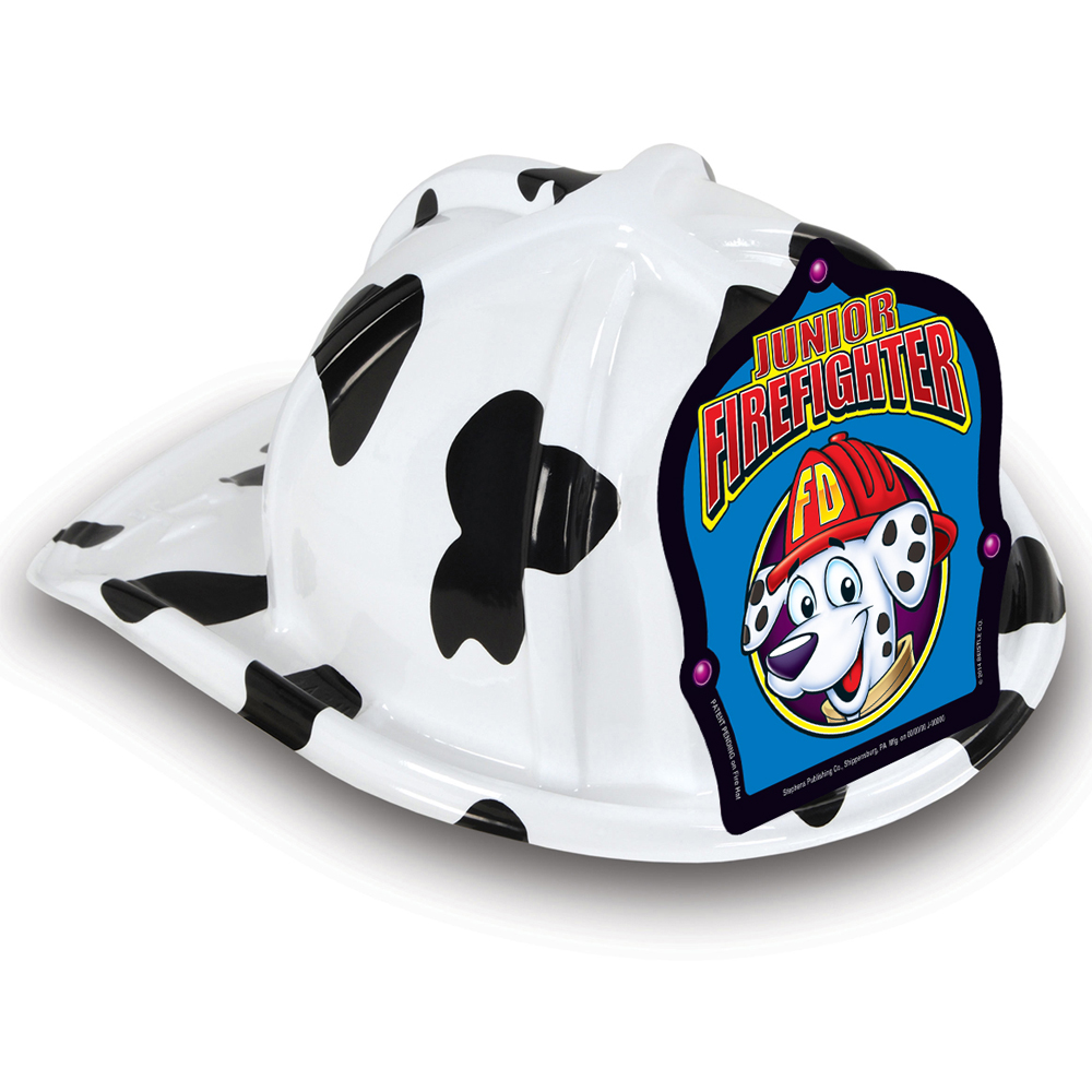 DELUXE Fun Fire Hats - Dalmatian Jr. Firefighter (Stock)