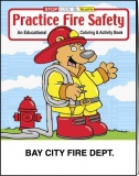 "Practice Fire Safety" Coloring Books (Custom)