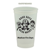 Glow In The Dark 16 oz Smooth-Sided Stadium Cups (Custom)