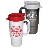 Plastic 16 oz Travel Auto Mugs (Custom)