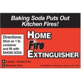 Home Fire Extinguisher Labels (Stock)