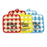 Pot Holders 7" x 7" Plaid (Custom)