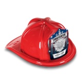 DELUXE Fire Hats - Jr. Firefighter Silver Maltese Design (Custom)