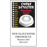 Smoke Alarm Flexible Magnets (Custom)