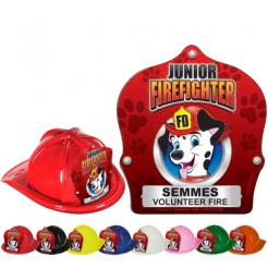 DELUXE Fire Hats - Dalmation Design (Custom)