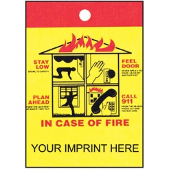 "In Case of Fire" 9"x13" Litter Bags (Custom)