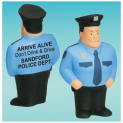 Policeman Stress Relievers (Custom)