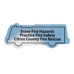 Mood Fire Truck Erasers (Custom)